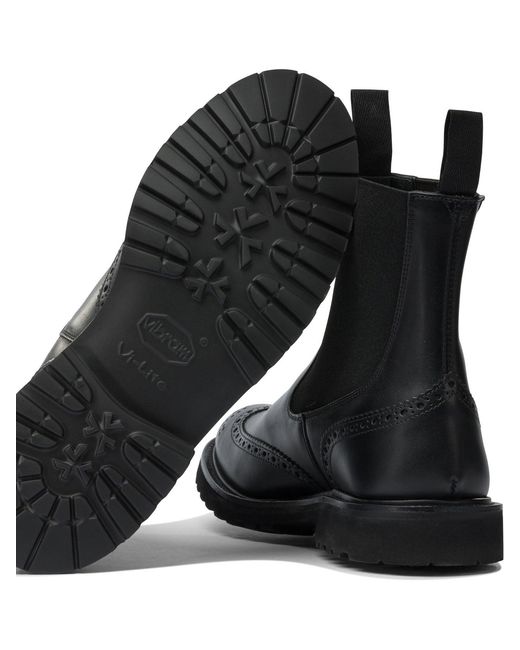 Tricker's Black "Henry" Ankle Boots for men