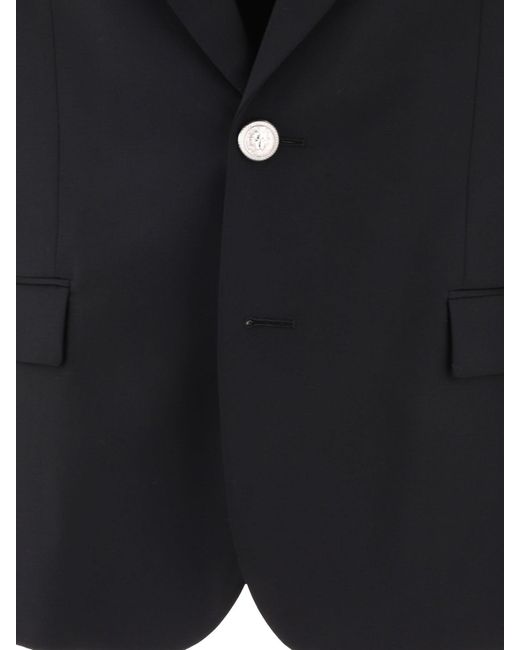 Balmain Black Single-breasted Jacket for men