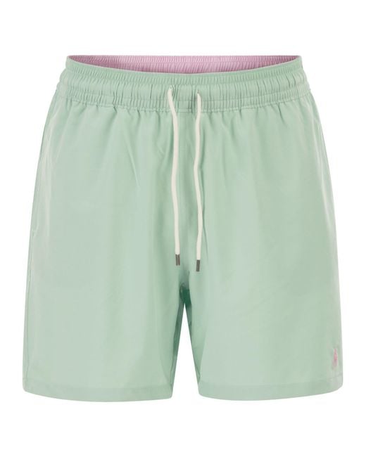 Polo Ralph Lauren Green Traveler Classic 14.6 Cm Beach Boxers