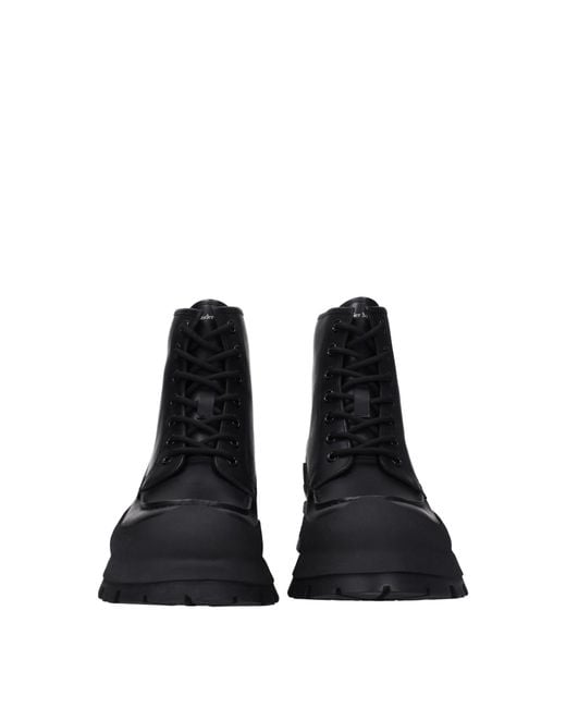 McQueen Black Boots for men