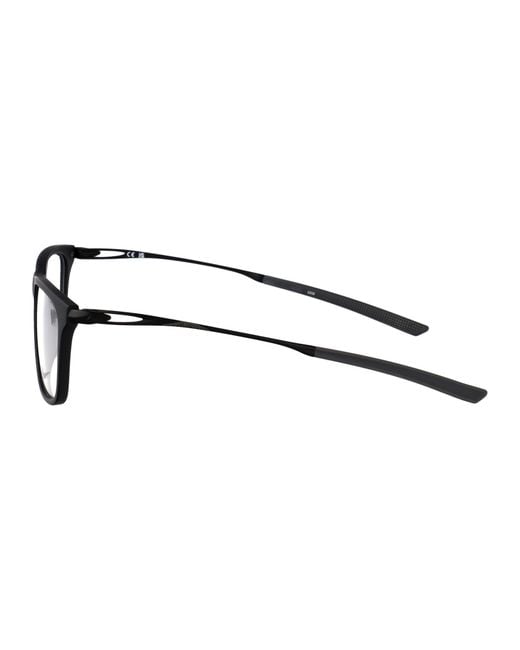 Nike Black Matte Acetate Glasses for men