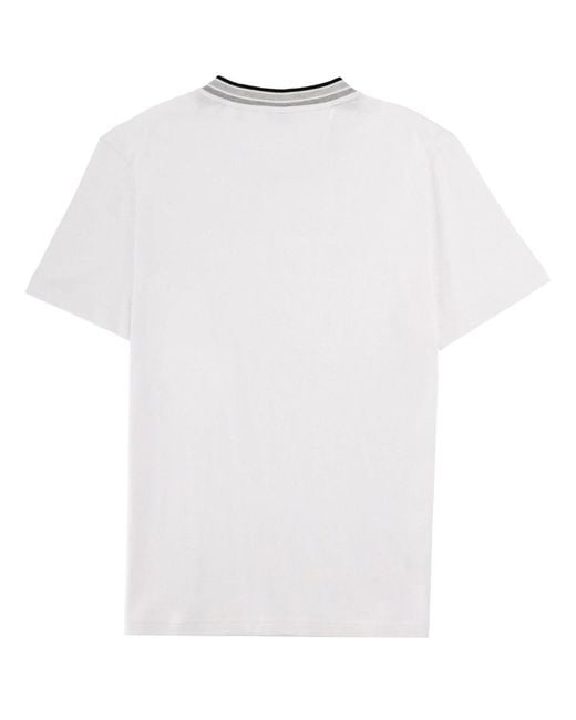 Boss White T Shirt Con Logo