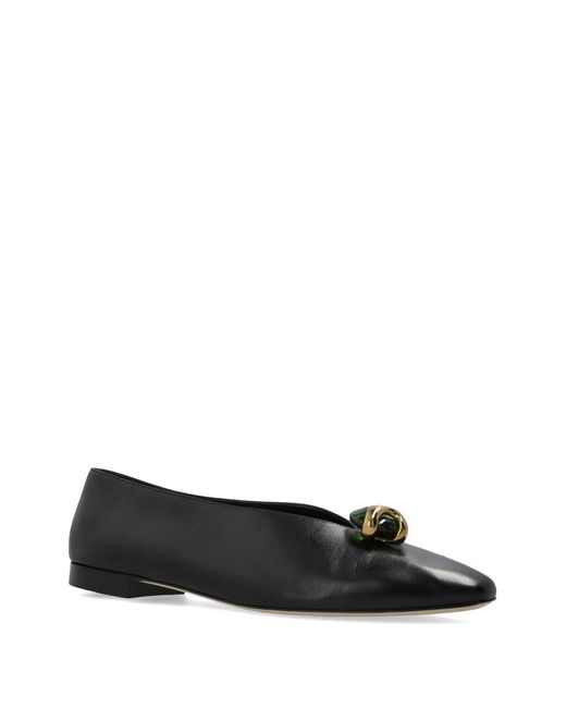Jimmy Choo Black Margot Ballet Flat