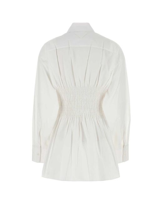 Prada White Poplin Shirt