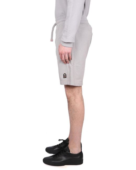 Parajumpers Gray Solid Shorts for men