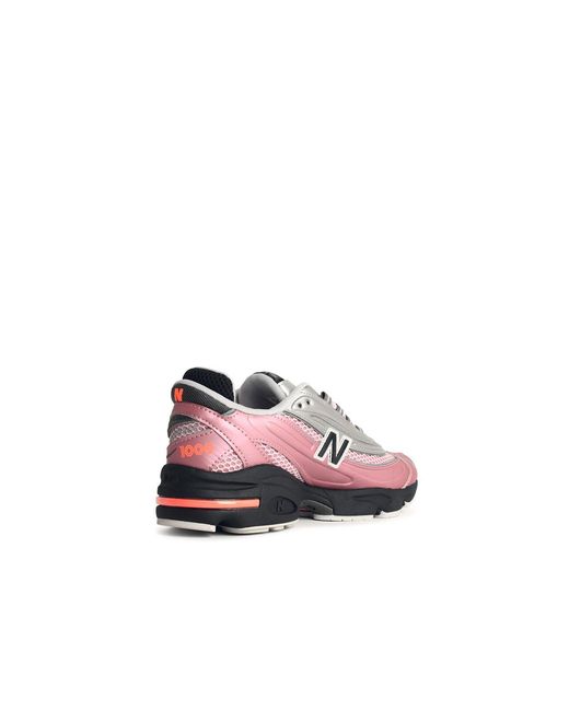 New Balance Pink '1000' Fabric Blend Sneakers