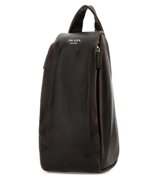 Prada Black Backpacks for men
