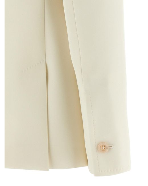 Max Mara 'palchi' Blazer in het Natural