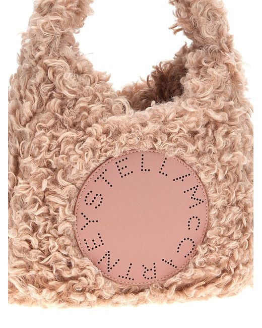 Stella McCartney Pink Light Plush Teddy Tote Bag