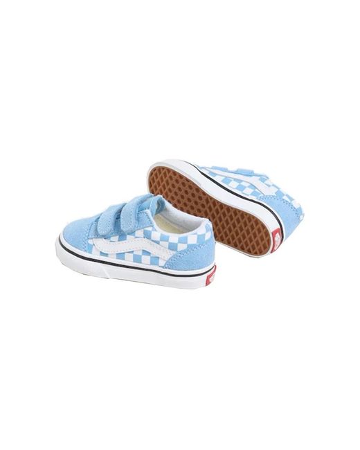 Vans Blue "Old Skool Checkerboard" Snekaer