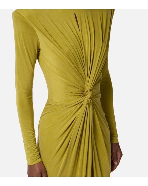 Robe de tapis rouge avec rideaux Elisabetta Franchi en coloris Green