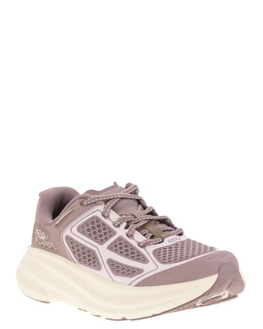 Hoka One One Purple Clifton One9 Sneakers