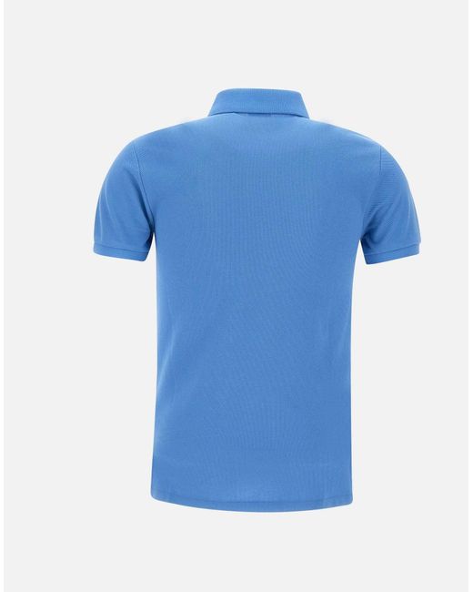 Polo Ralph Lauren Indigoblaues Slim-Fit-Klassiker-Poloshirt in Blue für Herren