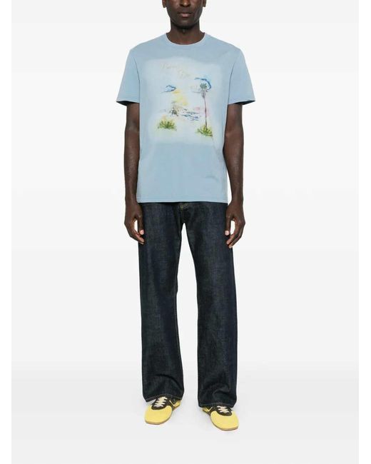Isabel Marant White Honore T Shirt With Graphic Print