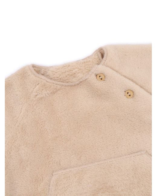 Teddy & Minou Natural Completo 2 Pz Felpa + Pantalone