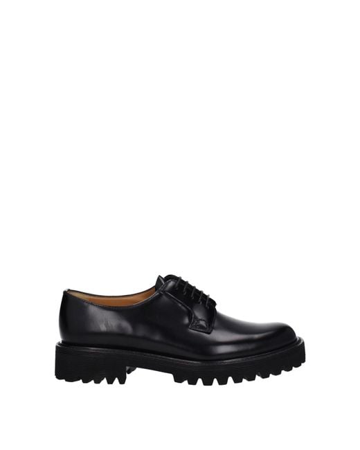 Church's Black Derby Shannon Leather