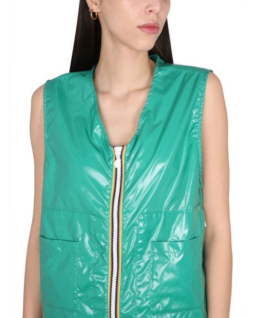 K-Way Blue Barnel Vest