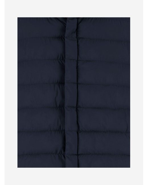 Herno Blue Padded Nylon Vest