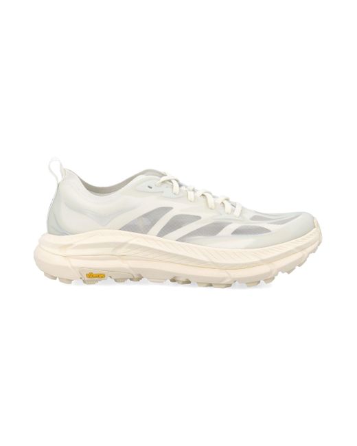 Hoka One One White Mafate Speed 4 Lite Sneakers for men