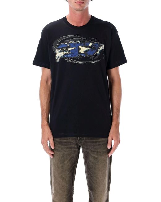 T-shirts et polos noirs DIESEL pour homme en coloris Black