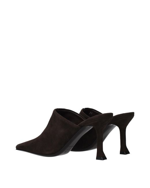Ferragamo Black Sophye Sandals Suede