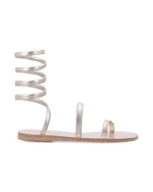 Ancient Greek Sandals White Ancient Greek Ofis Sandals