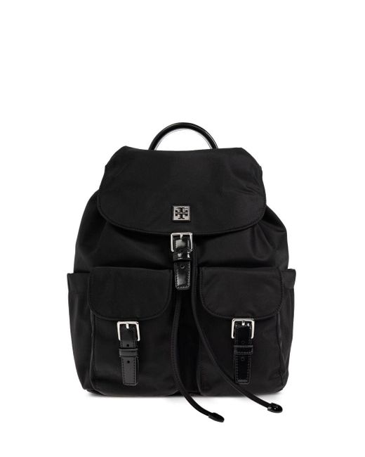 Tory Burch Black Virginia Nylon Rucksack