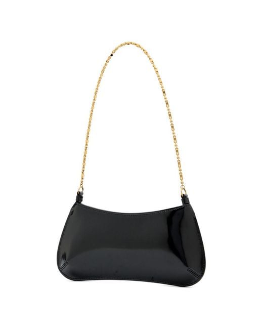 Jacquemus White Le Petit Bisou Chaine Leather Shoulder Bag