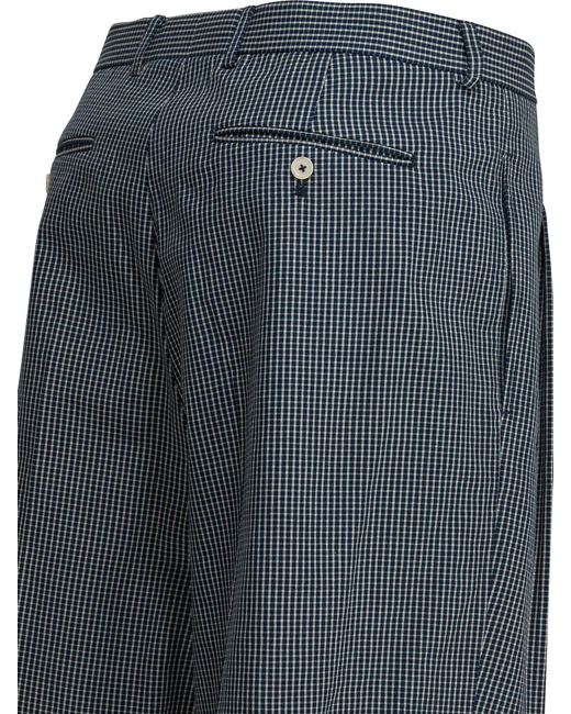 Givenchy Formele Geruite Shorts in het Blue voor heren
