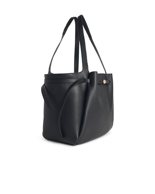 Tory Burch 'shopping Romy' Black Leather Bag