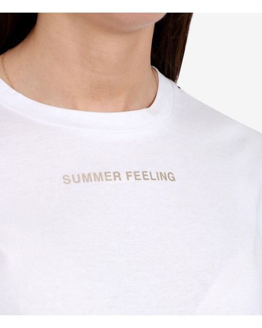 Max Mara White T -Shirts und Polos weiß