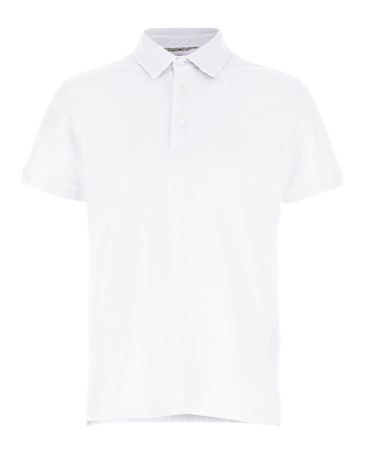 Etro 'pegaso' Poloshirt in het White voor heren