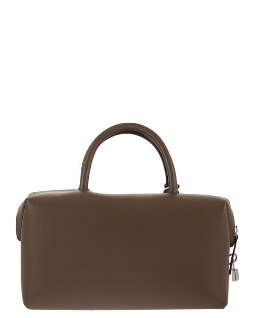 Max Mara Brown Holdallm Medium Satchel