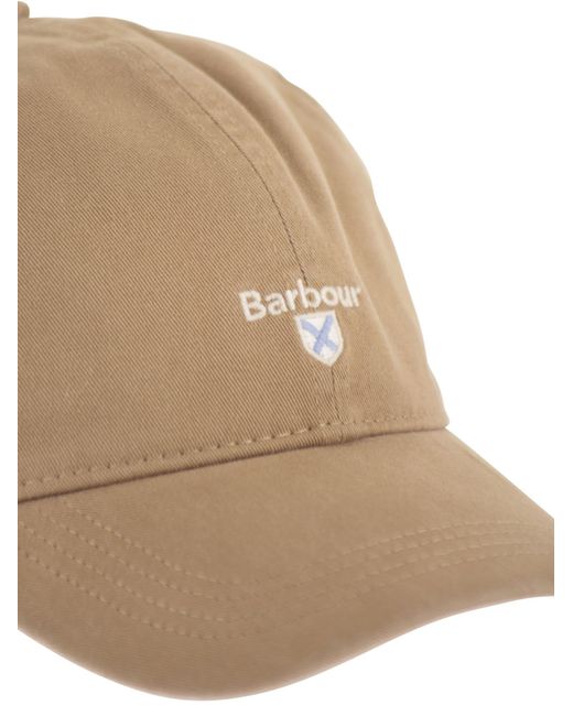 Barbour Brown Cascade Sports Cap With Logo for men