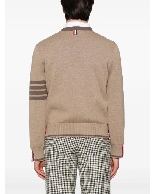 4 SUJETOR DE DISTALLES DE Stripe Thom Browne de hombre de color Natural
