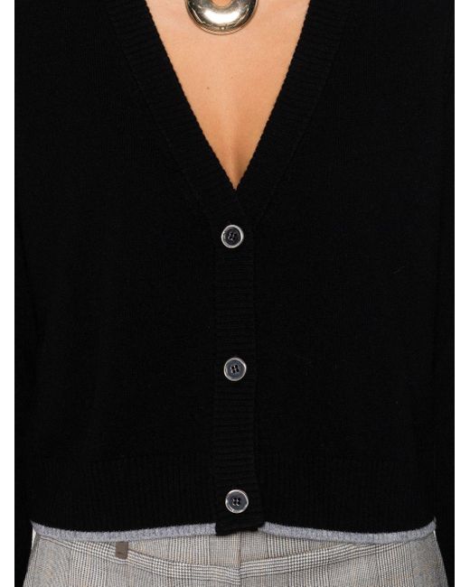 Pinko Vest Met Knopen in het Black