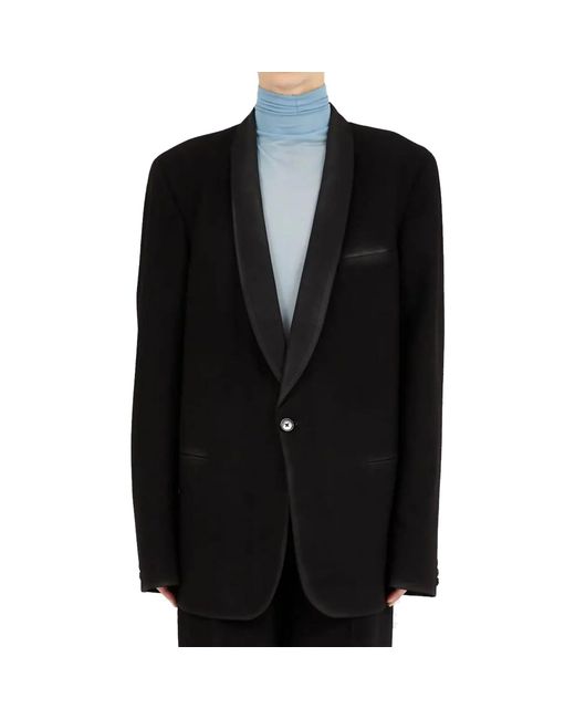 Maison Margiela Black Wool Blazer