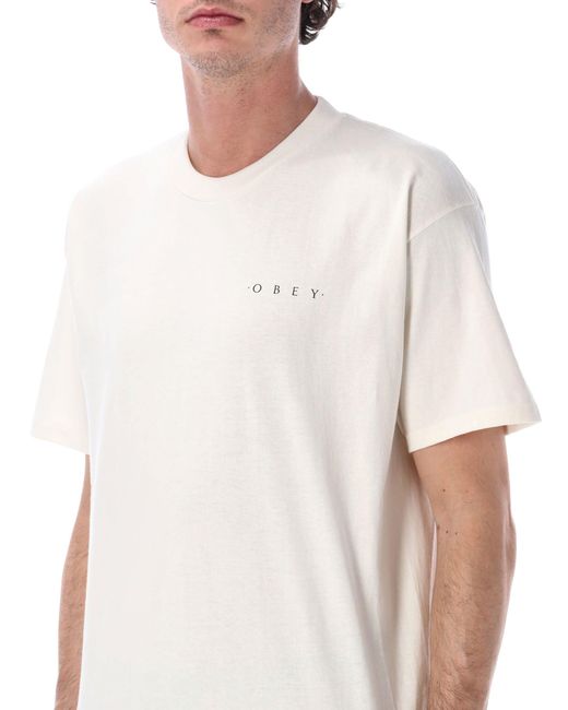 Obey White T Shirts And Polos for men