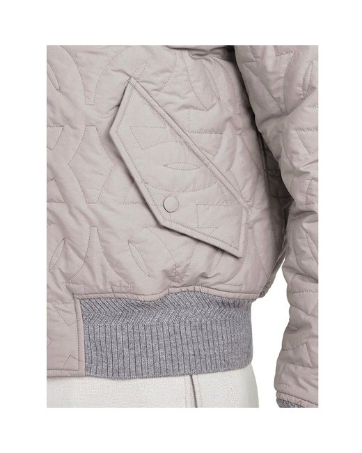 Ferragamo Gewatteerd Bomberjack in het Gray voor heren