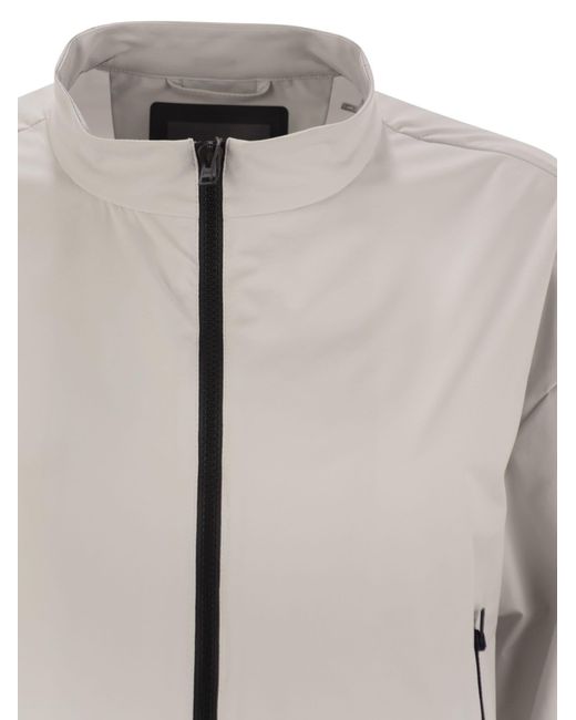 Herno Laminar Bomber Jacket Met Zip in het Gray
