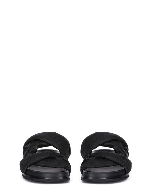 Rick Owens Black Twisted Granola Sandals