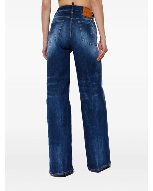 DSquared² Blue Pants 5 Pockets