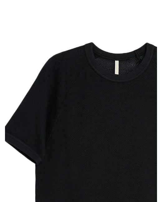 sunflower Black Mesh Raglan Tee