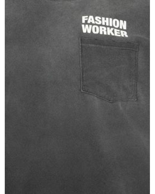 Willy Chavarria Black Cotton T Shirt With Logo for men