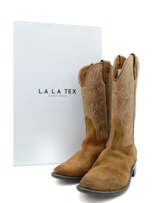 L.A L.A TEX Brown Boots