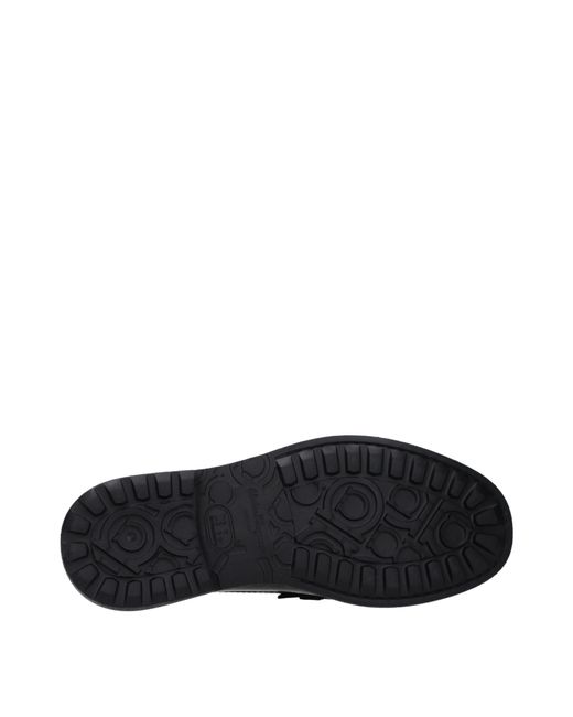 Ferragamo Black Ready Moccasins Leather