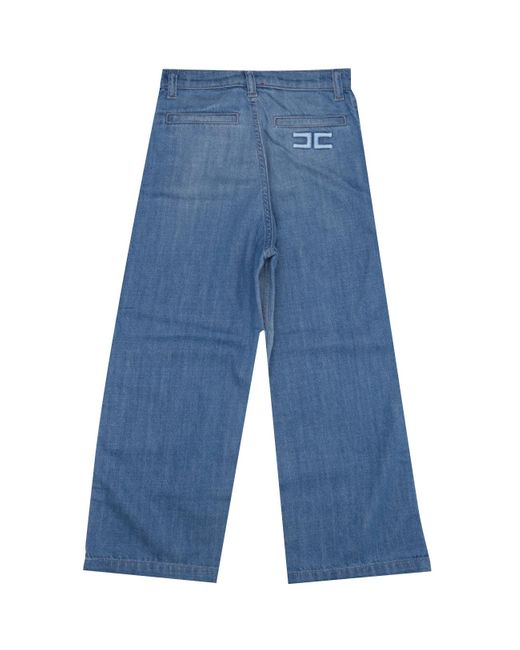 Elisabetta Franchi Blue Trousers