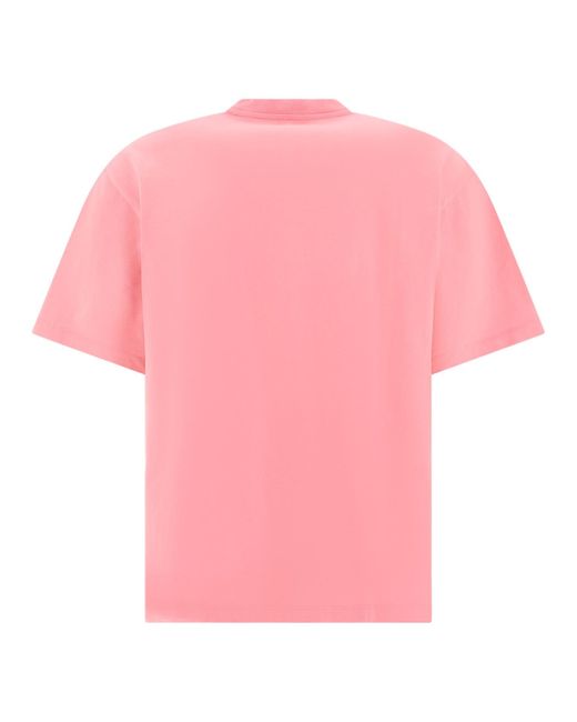 Stockholm Surfboard Club Stockholmer Surfboard Club T -Shirt mit Logo in Pink für Herren