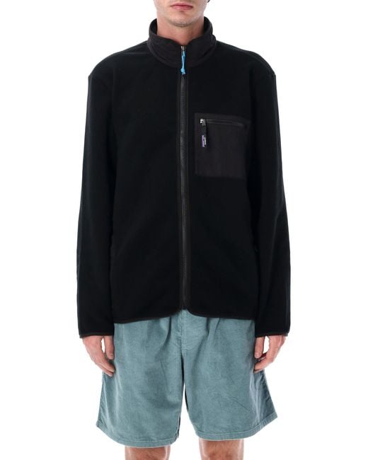 Patagonia Black Synchilla Fleece Full-Zip Jacket
