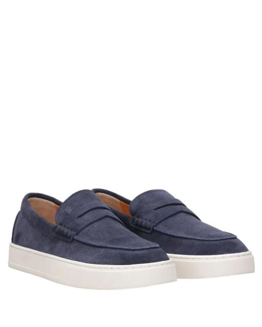 Tod's Blue Mocassino Cassetta 04 L